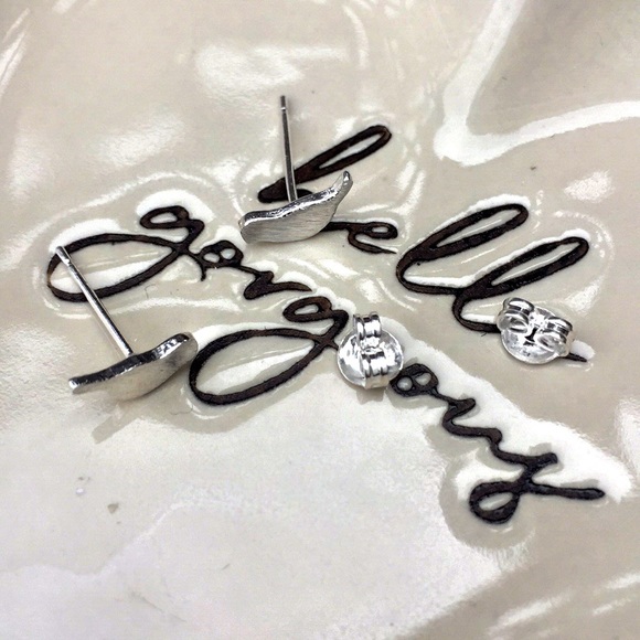 NEW ARRIVALS Sitting Bird Sterling Studs - Picture 8 of 8